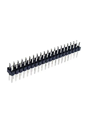 KLS PLD-40, вилка штыревая 2.54мм 2x20 прям. (L-KLS1-207-2-40-S)