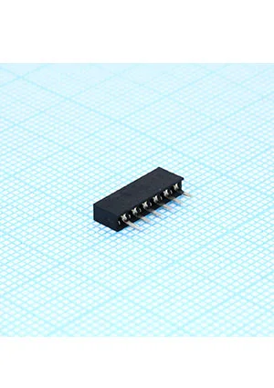 CONNFLY DS1026-01-1x6S8BV, гнездо на плату 1ряд шаг2мм 6 контактов PBS2-06