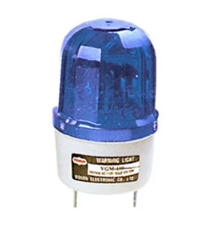 Cirmaker WL-A180B, проблесковый маяк синий В270Д185мм 12В крепеж под винт