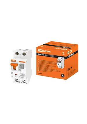 TDM electric SQ0202-0004, АВДТ 63 C25, дифференциальный автомат  30мА