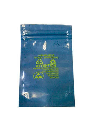 Nova ASMZ-L ESD 70х120мм, Антистатический пакет металлизированный с ЛОГО, zip lock