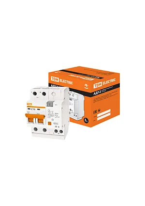 TDM electric SQ0204-0006, АД12, дифференциальный автомат 2Р 16А  30мА