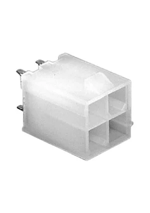 MOLEX 3928-1043, mini-fit вилка на плату 2х2, 4.2мм серия 5566 MF-2x2MA(MF-04MA)