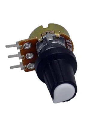 Китай WH148 10K, Резистор переменный 15ммm 3 Pin, с ручкой
