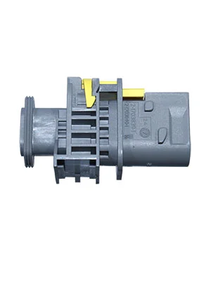 TE Connectivity 2-1703839-1, Розетка, Wire-to-Wire, позиции 2, серый, 236 in [6 mm] Centerline, Wire & Cable, TAB HS