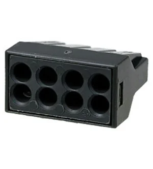 WAGO 773-308, клемма 8 контактов 0,75-2,5кв.мм с пастой