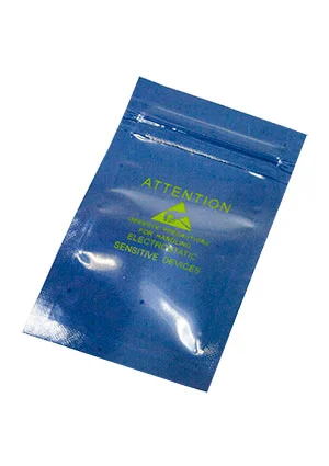 Nova ASMZ-L ESD 60х100мм, Антистатический пакет металлизированный с ЛОГО, zip lock