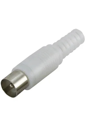 TDM electric SQ1809-0008, разъем антенный ТВ без пайки белый