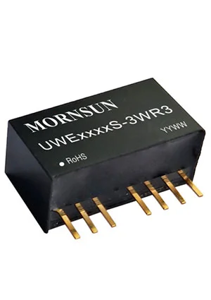 MORNSUN UWF1205S-3WR3,  DC/DC преобразователь, 3Вт, вход 4.5-36В, выход 5В/ 600мА