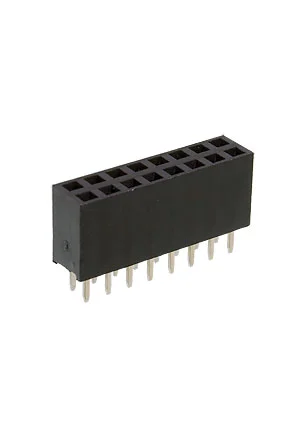 KLS PBD-16, гнездо на плату шаг 2.54мм 2x8 прям. (L-KLS1-208-2-16-S)