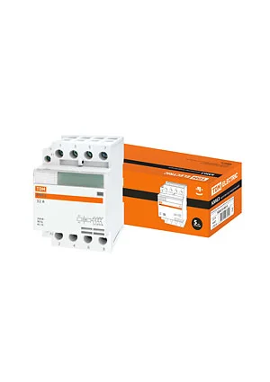 TDM electric SQ0213-0013, КМ63/4-32, контактор модульный  4НО 4 положения 32А