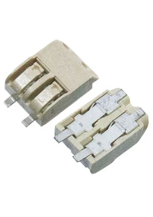 KLS L13-02P, колодка клеммная на плату 2 контакта шаг 6мм