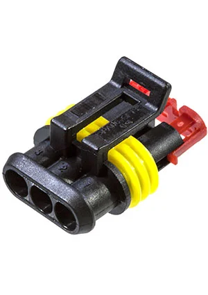 KinKong CKK7031-1.5-21B, Корпус разъема, розетка AMP Superseal 1.5mm 3 контакта = TE 282087-1