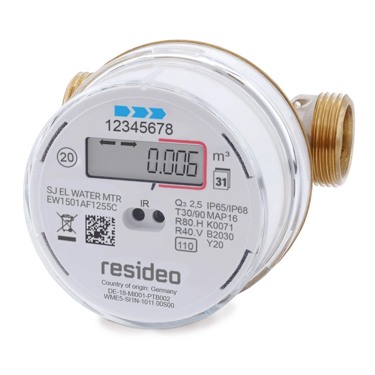 Счётчик воды Resideo EW1500AF2055C