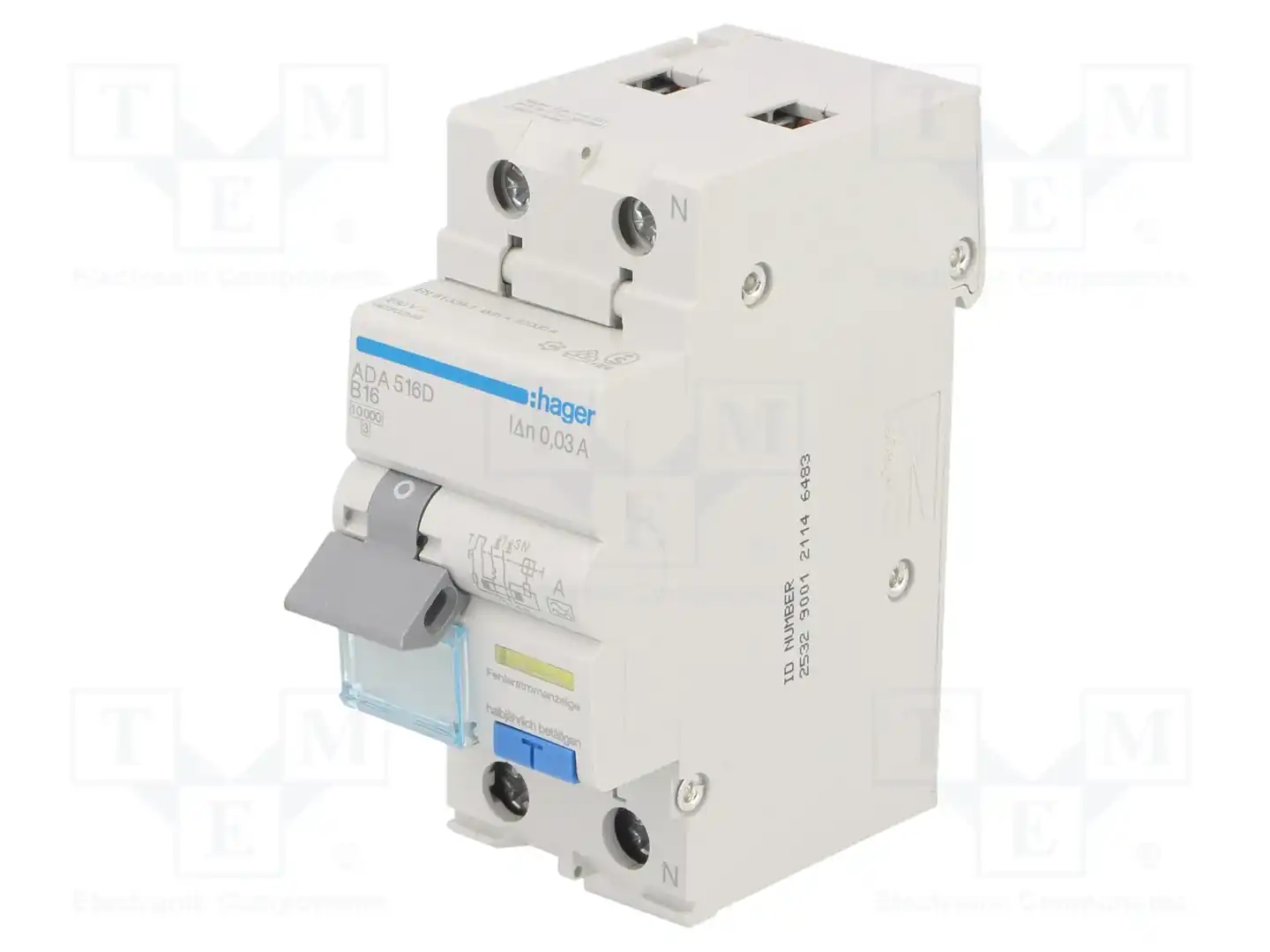 HAGER ADA516D — Дифференциальные выключатели