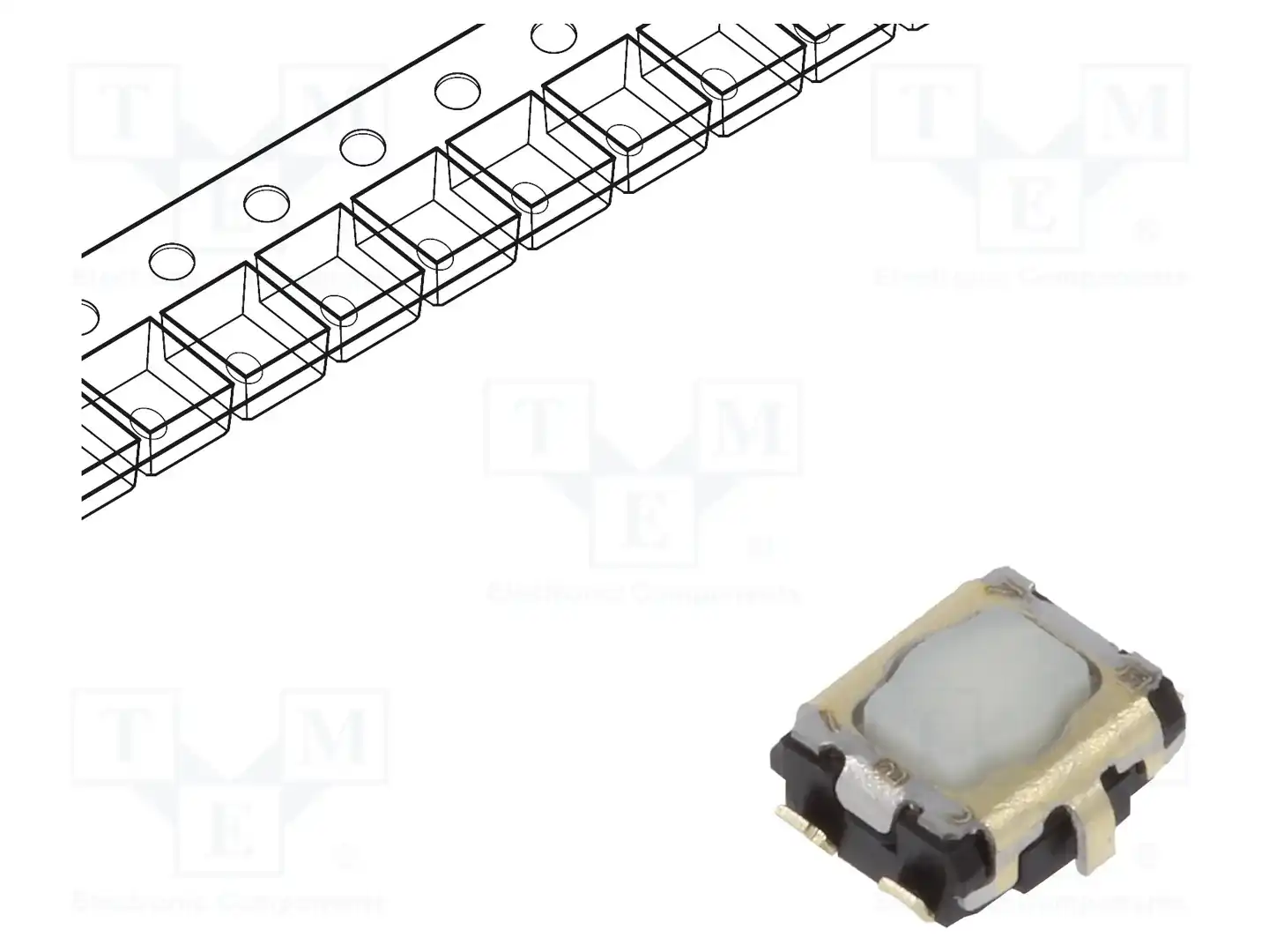 PANASONIC EVPAA502W — Микропереключатели TACT