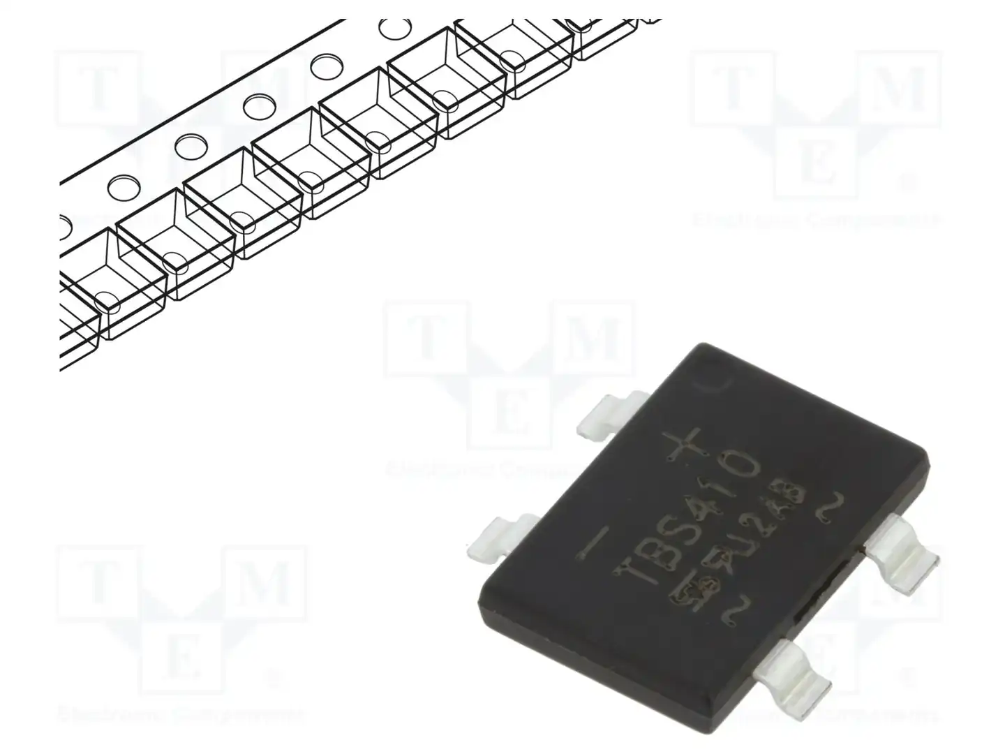 TAIWAN SEMICONDUCTOR TBS410 — Однофазные мосты диодные SMD/THT