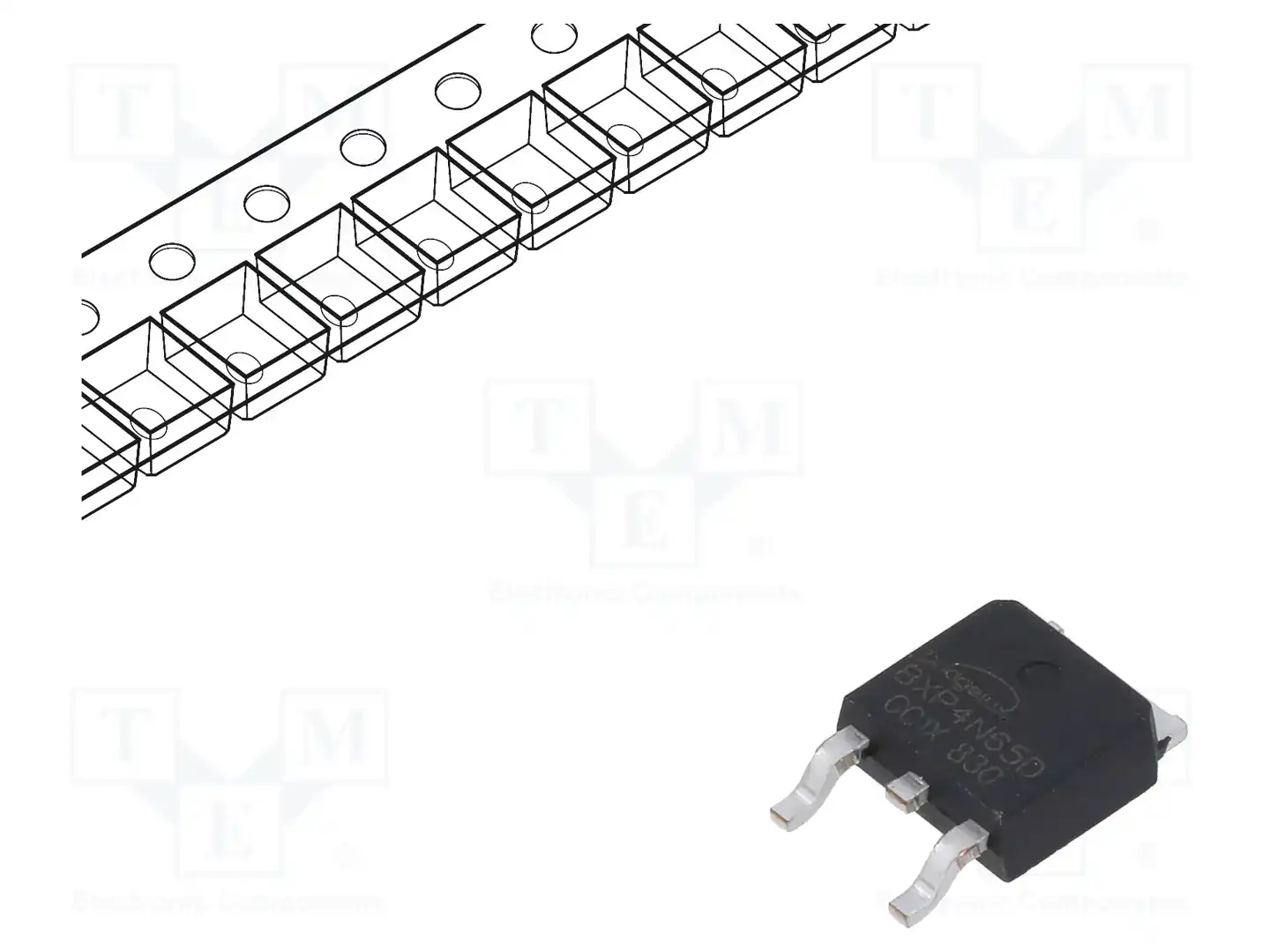 BRIDGELUX BXP4N65D — Транзисторы с каналом N SMD