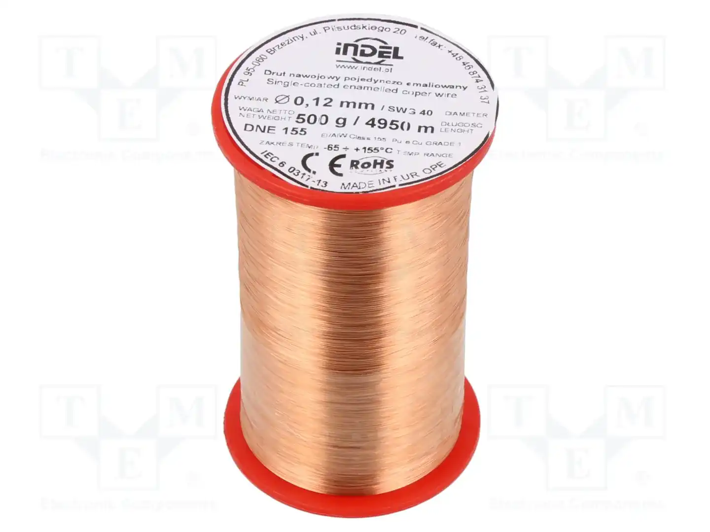 INDEL DNE0,12-500G — Проволока обмоточная