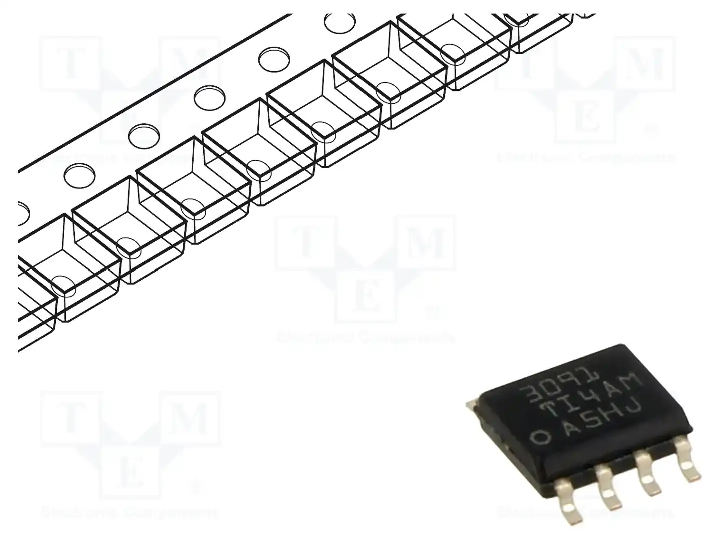 Texas Instruments THS3091DDAR — Операционные усилители SMD