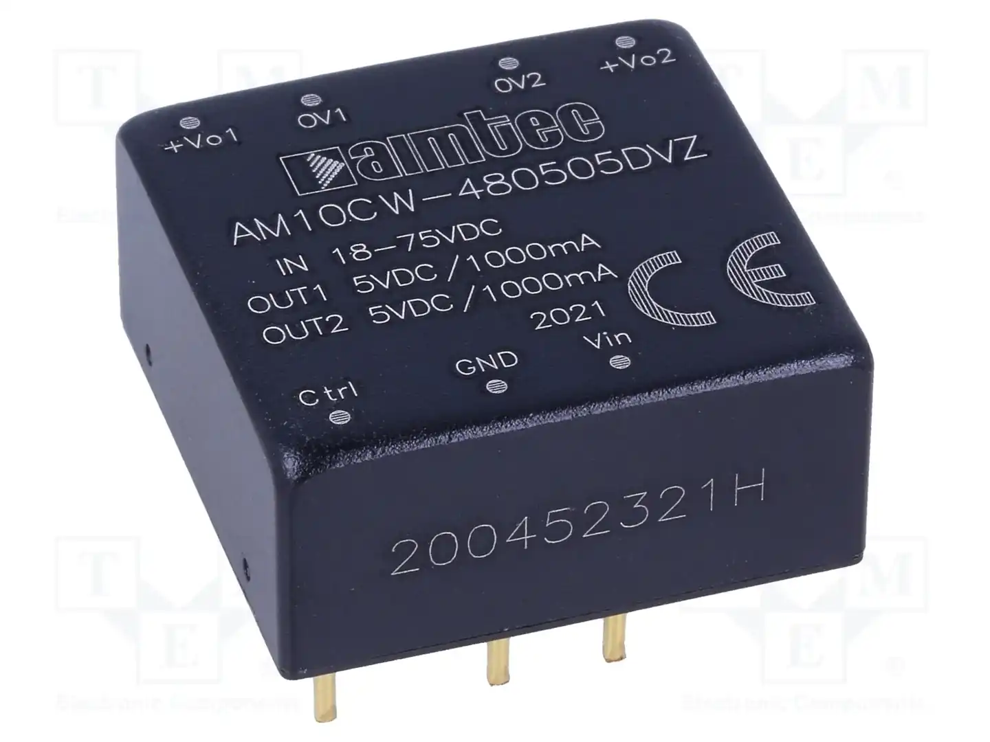 AIMTEC AM10CW-480505DVZ — Преобразователи DC/DC
