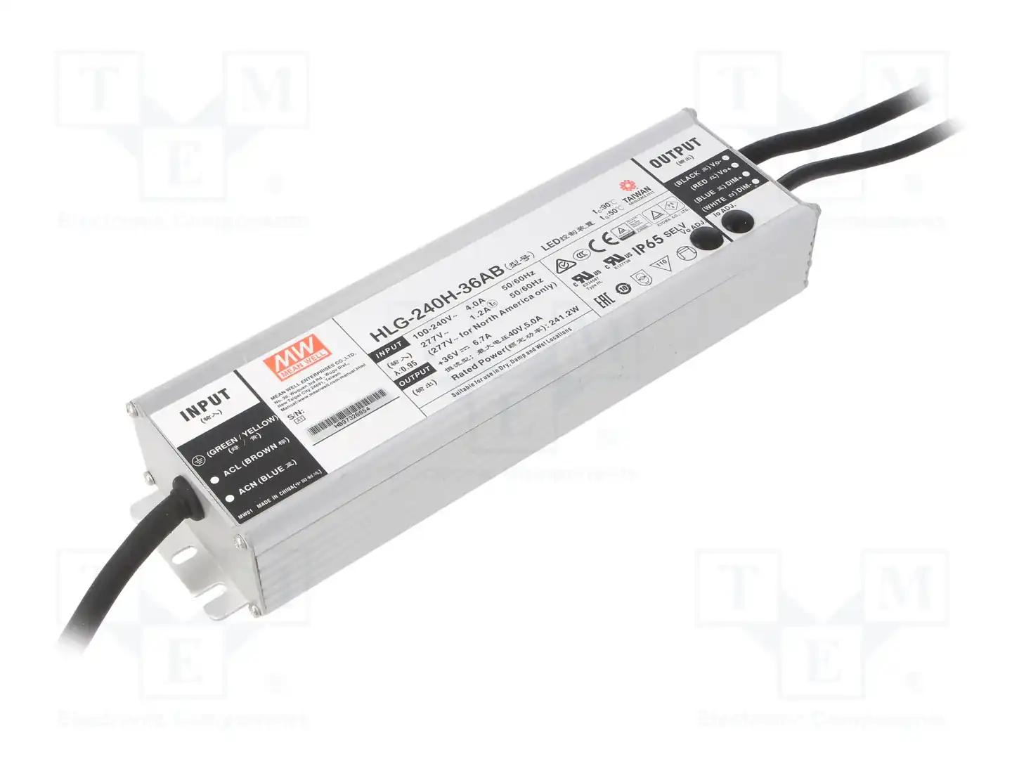 MEAN WELL HLG-240H-36AB — Блоки питания для LED