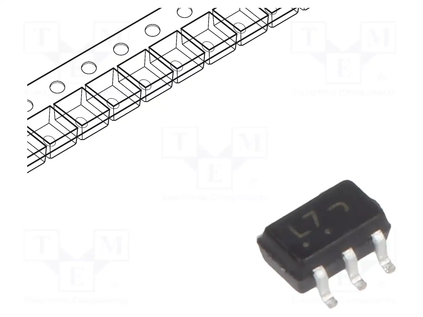 onsemi NL17SZ07DFT2G — Буферы, передатчики, контроллеры