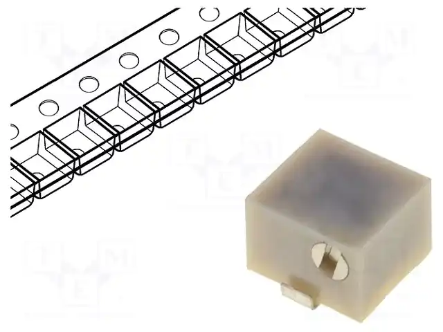 BOURNS 3224J-1-101E — Потенциометры SMD многооборотные