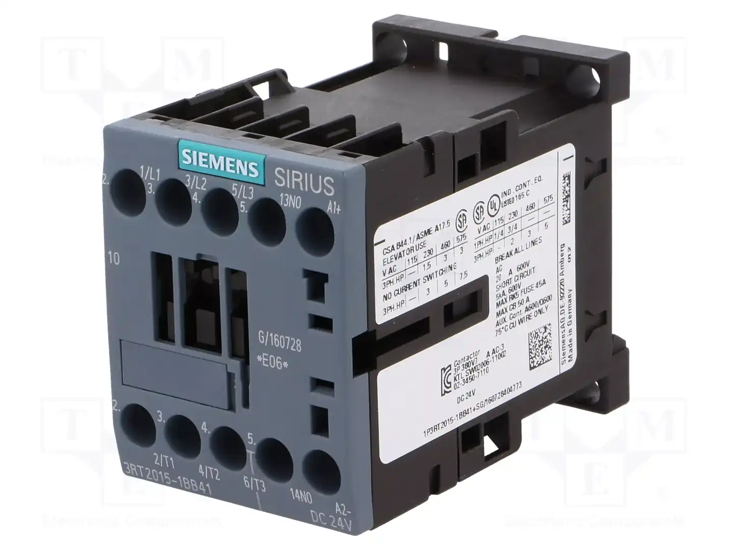SIEMENS 3RT2015-1BB41 — Контакторы - главные модули
