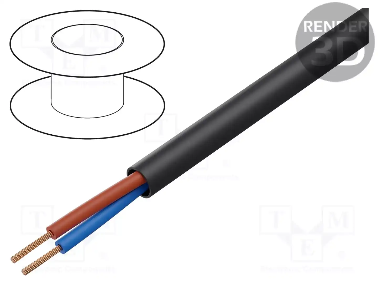 MANEX H03VV-F/2X1.50BK — Провода питания
