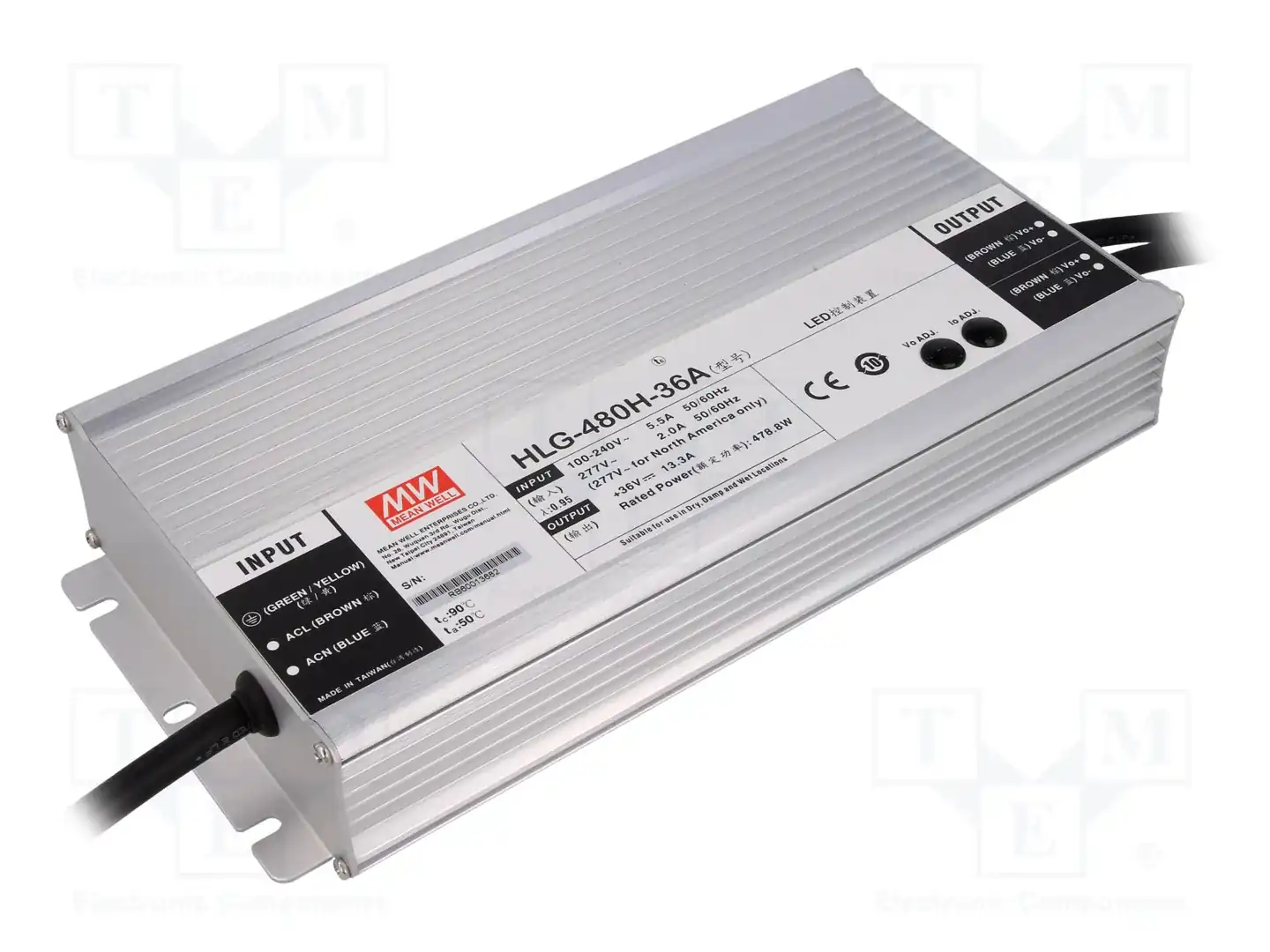 MEAN WELL HLG-480H-36A — Блоки питания для LED