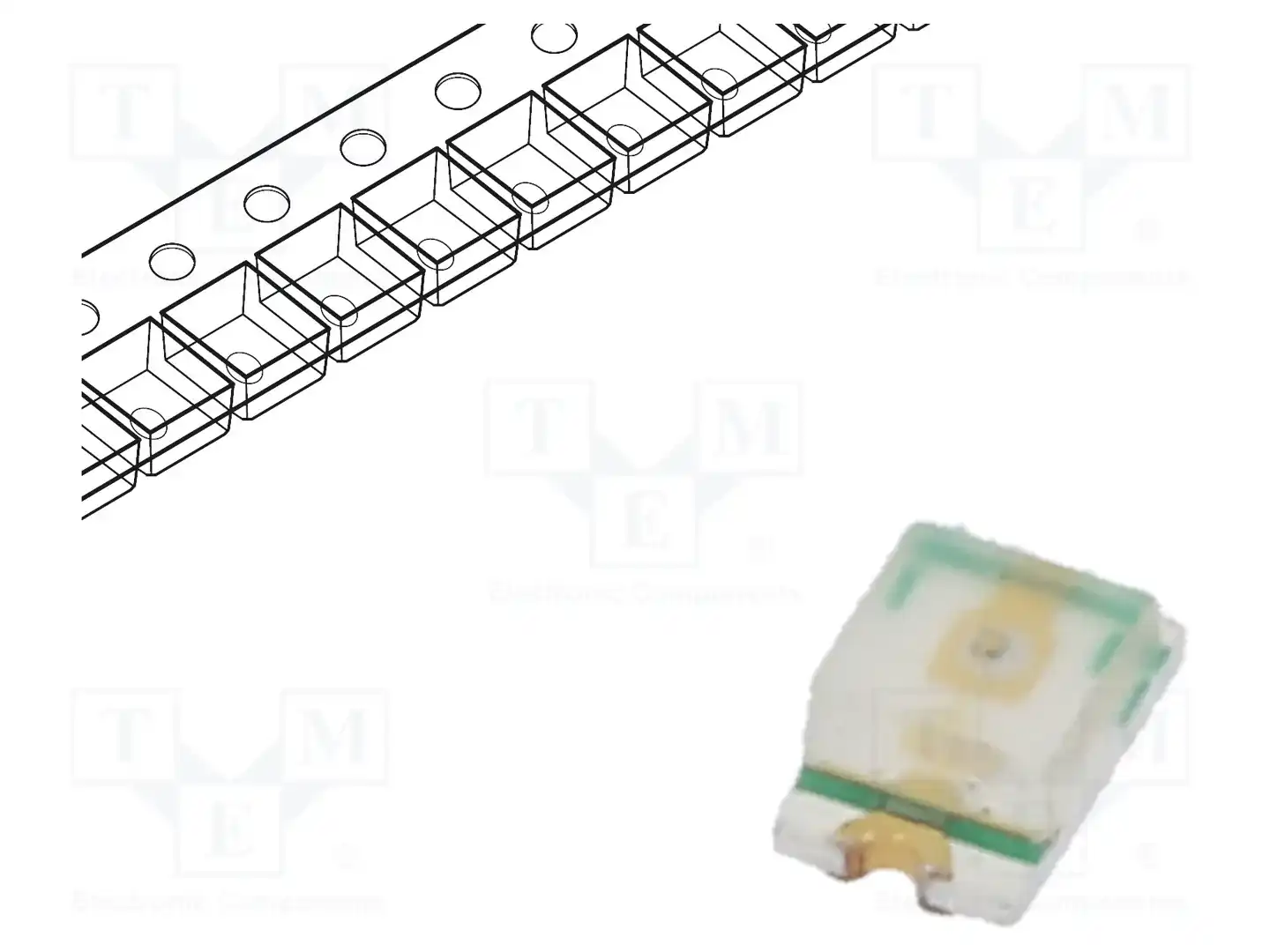 ROHM SEMICONDUCTOR SML-H12U8TT86C — Светодиоды SMD цветные