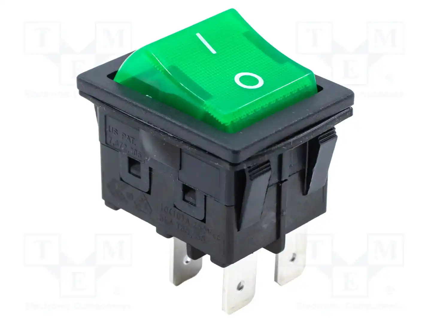 E-SWITCH RBW2ABLKGILFF1 — Переключатели типа Rocker