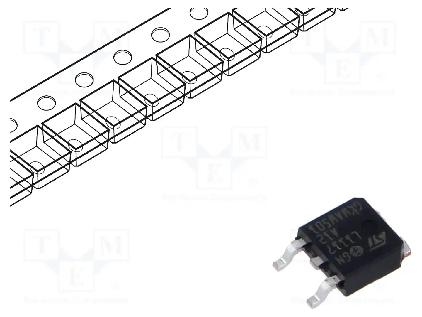 STMicroelectronics LD1117ADT12TR — Стабилизаторы напряжения нерегулир. LDO