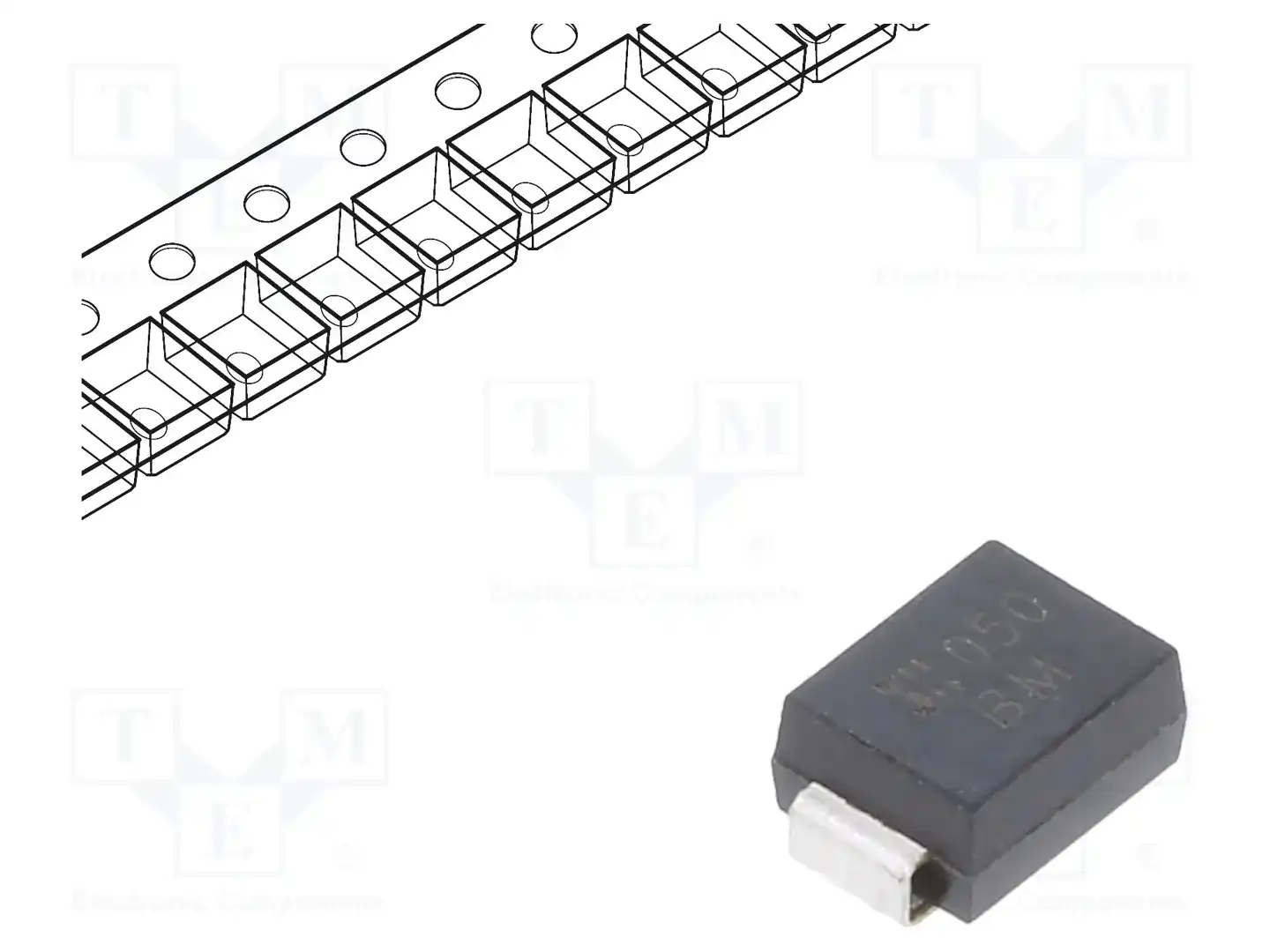 DIODES INCORPORATED SMBJ15CA-13-F — Диоды TVS SMD двунаправленные