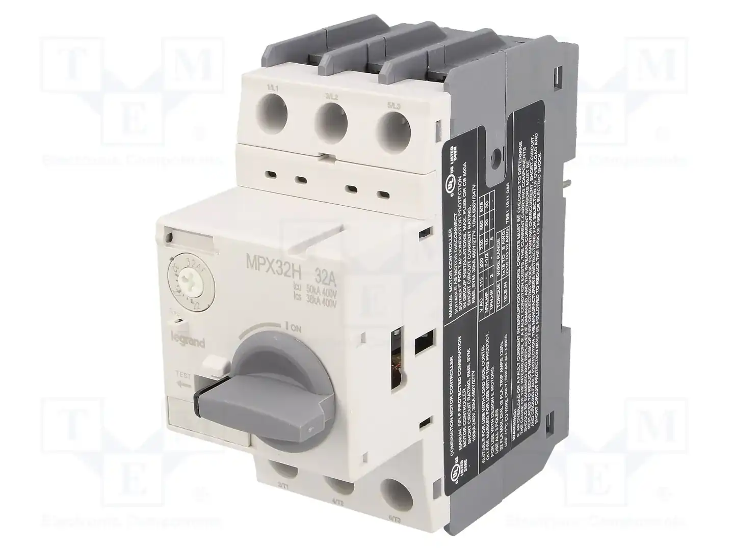 LEGRAND MPX3 32H 22-32A — Выключатели двигательные