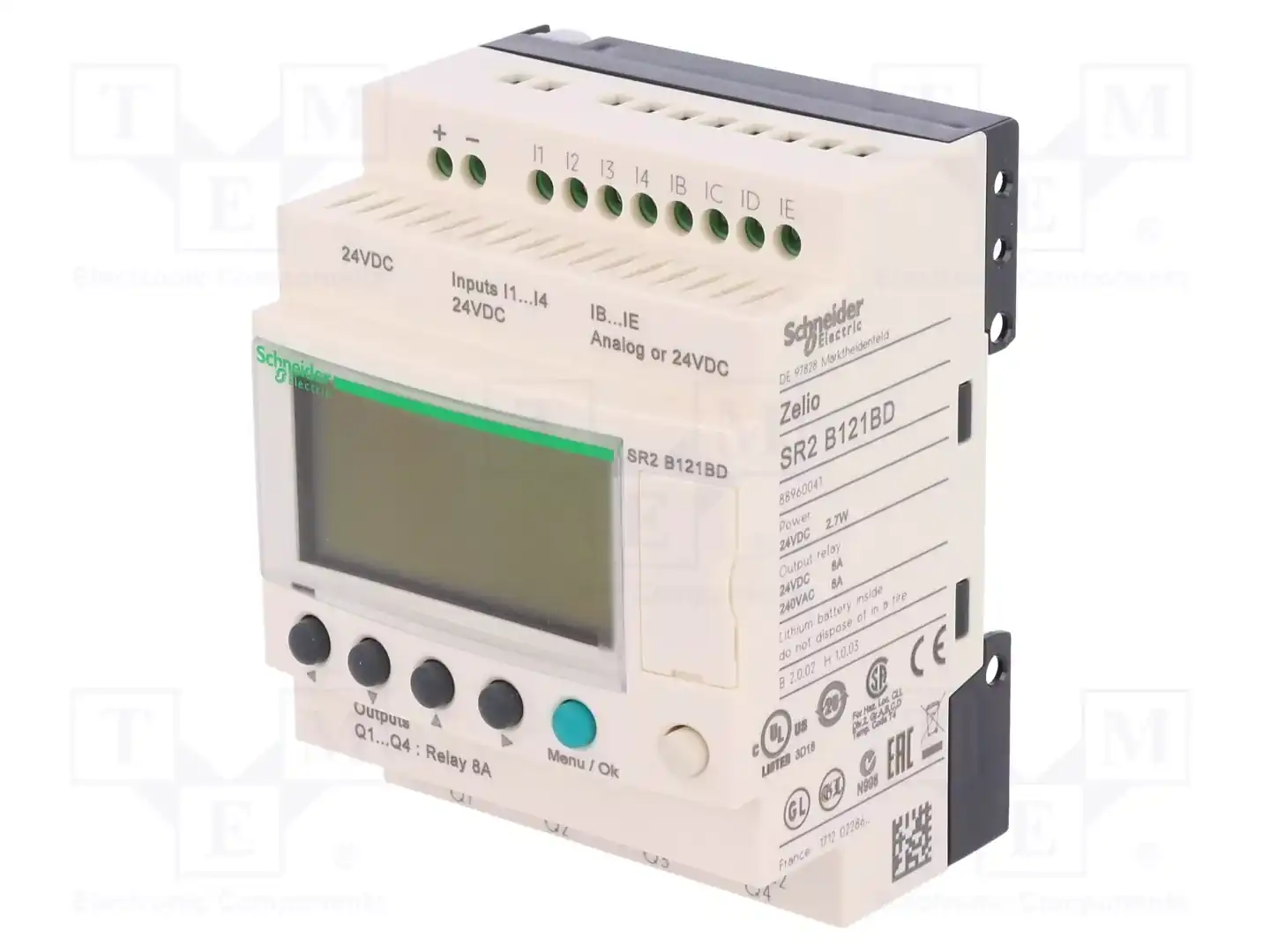 SCHNEIDER ELECTRIC SR2B121BD — Реле прогр. основные модули