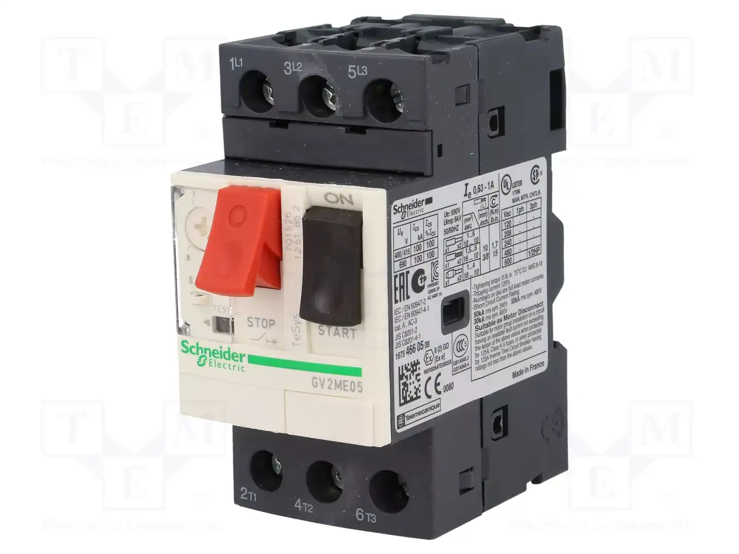 SCHNEIDER ELECTRIC GV2ME05 — Выключатели двигательные