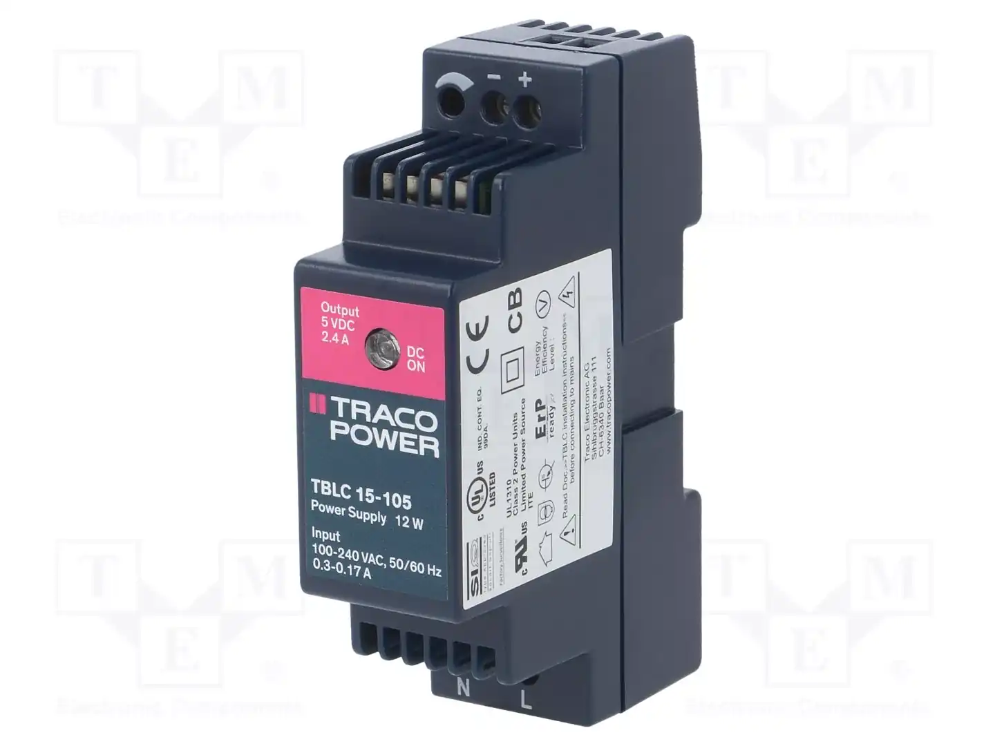 TRACO POWER TBLC 15-105 — Блоки питания на DIN-рейку