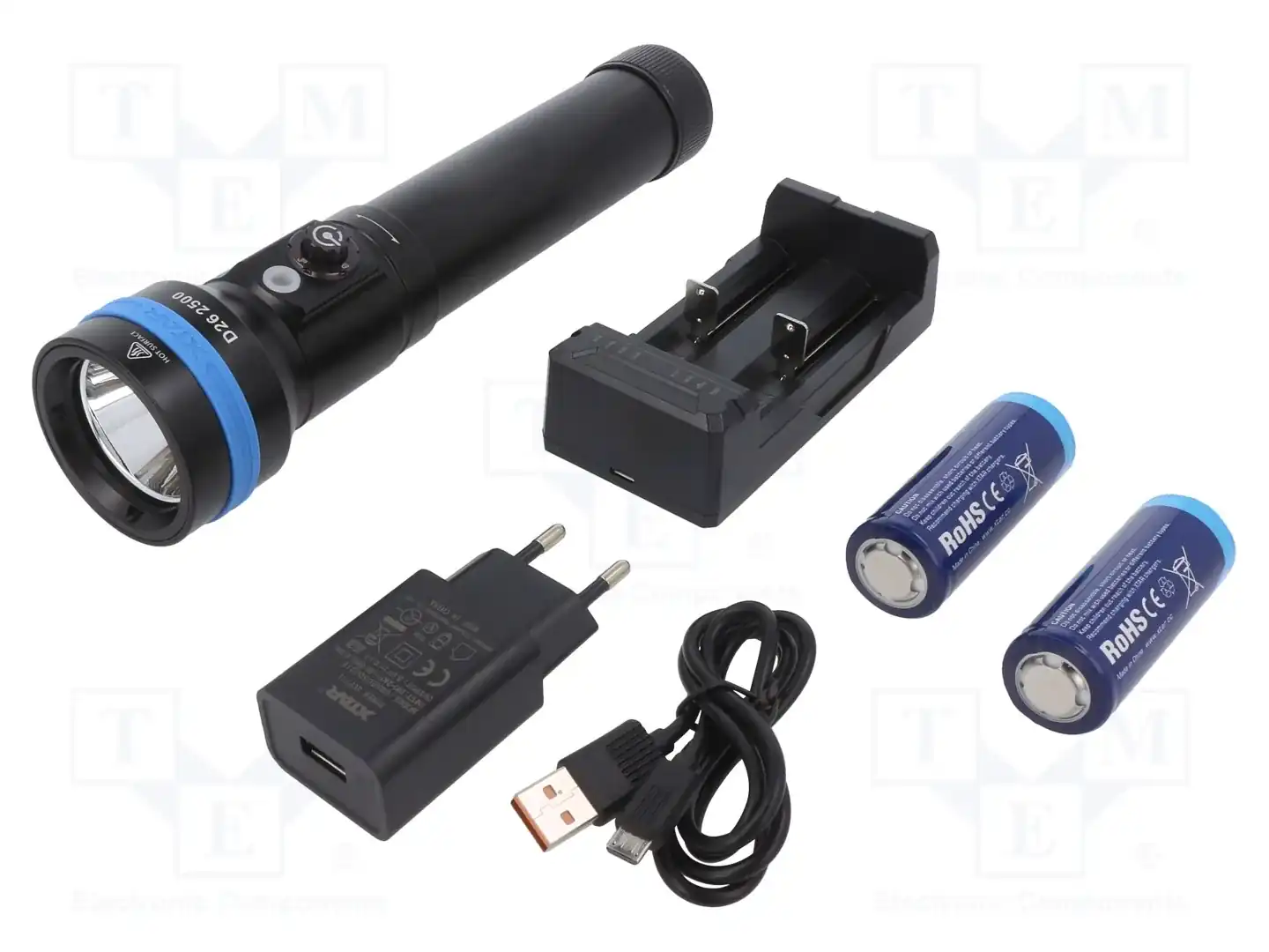 XTAR D26 LONG 2500 SET 26650 X 2 FULL SET — Фонарики
