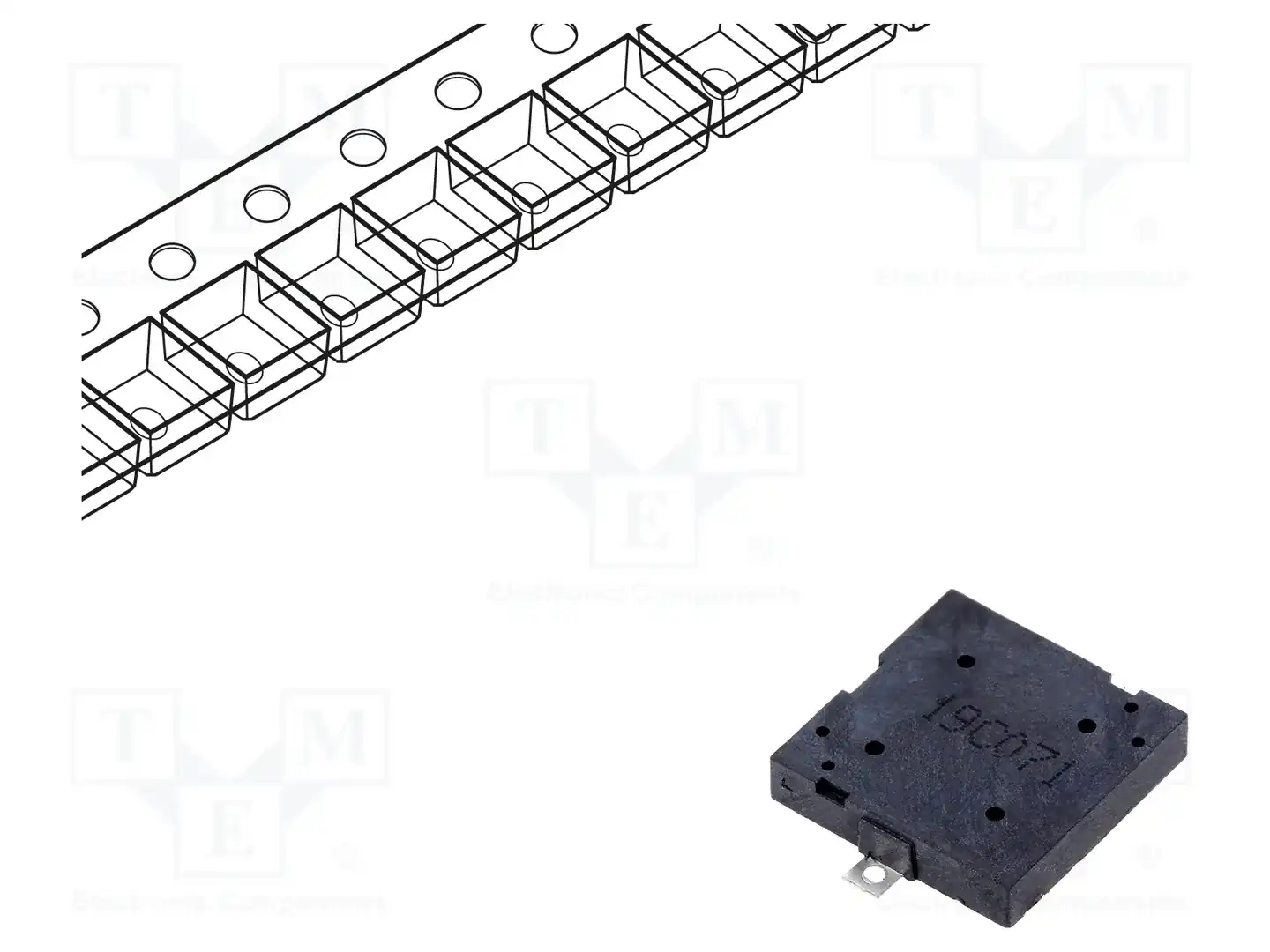 Cre-sound Electronics LPT1325S-HL-05-4.1-16R — Сигнализаторы пьезоэлект. без генератора