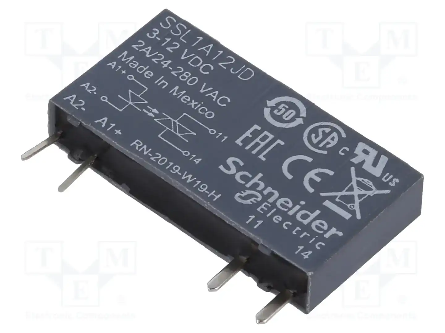 SCHNEIDER ELECTRIC SSL1A12JD — Реле SSR однофазные