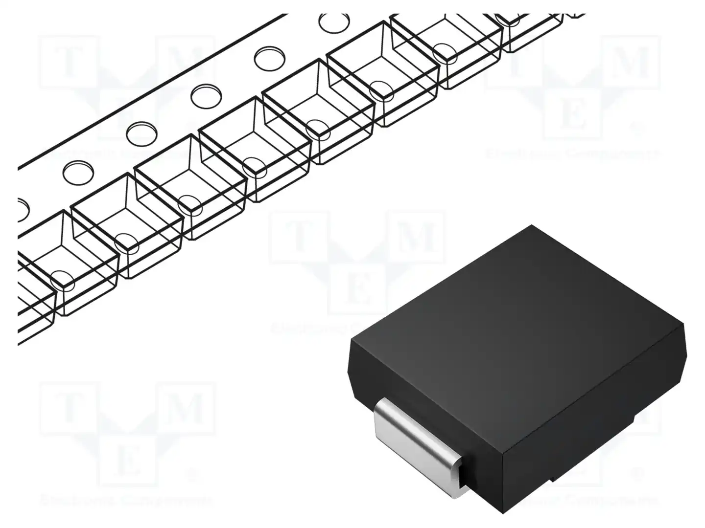 YANGJIE TECHNOLOGY SMCJ12CA — Диоды TVS SMD двунаправленные