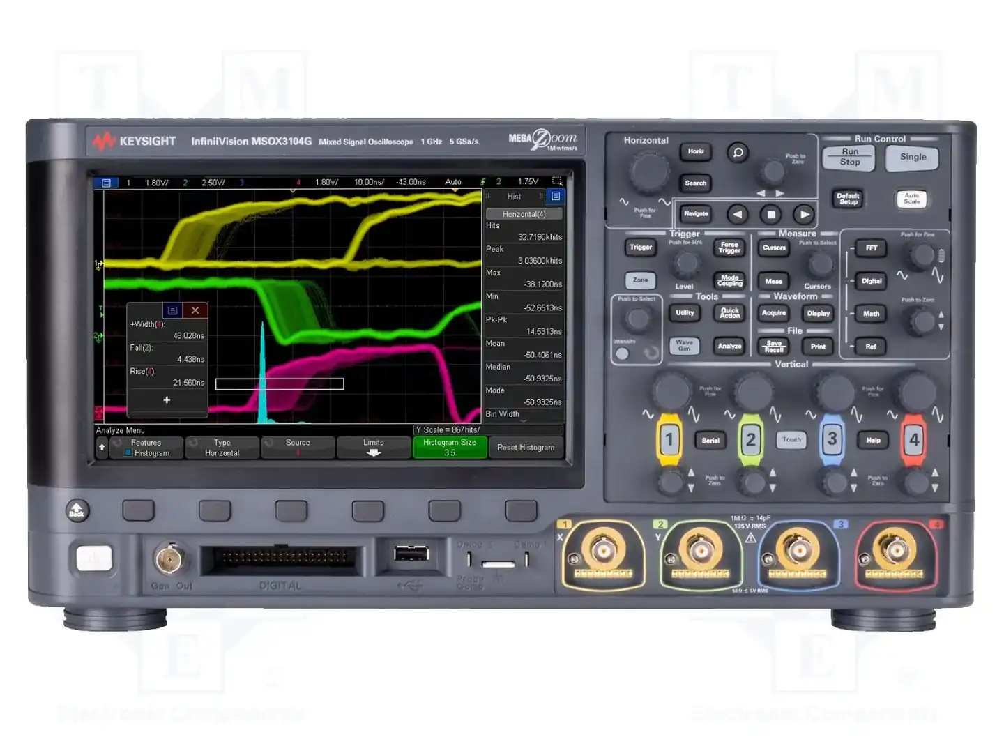 KEYSIGHT DSOX3104G — Осциллоскопы цифровые