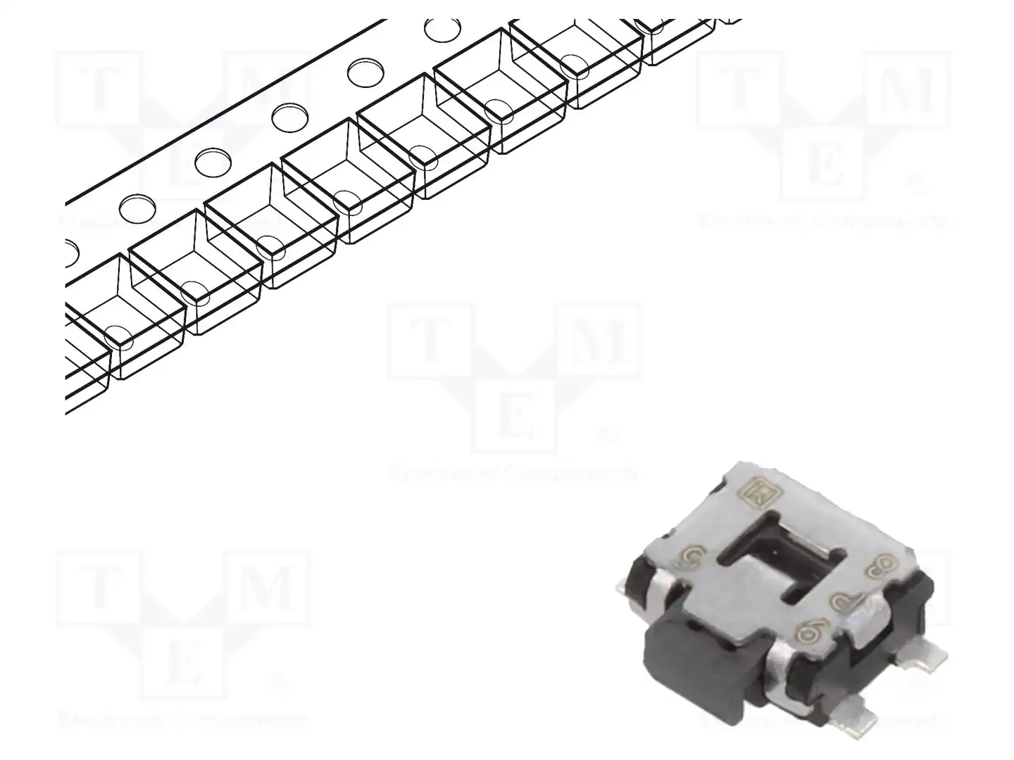 PANASONIC EVQP7L01P — Микропереключатели TACT