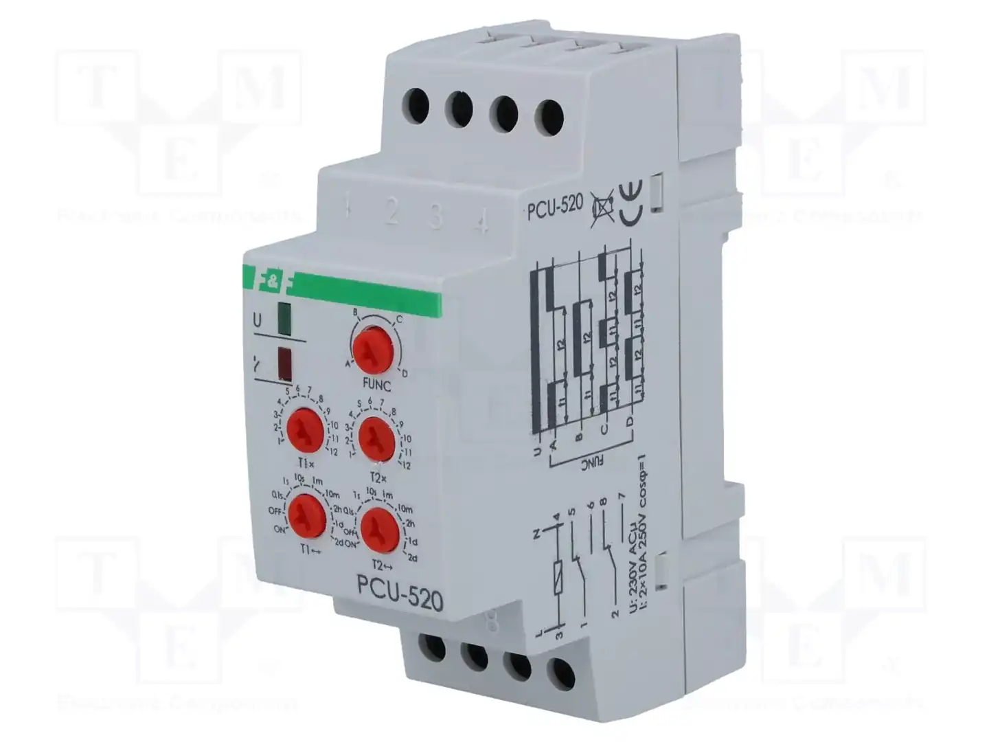 F&F PCU-520-230V — Временные аналоговые реле