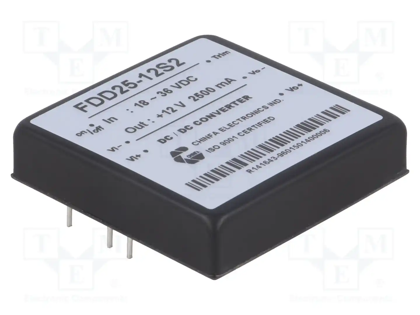 CHINFA ELECTRONICS FDD25-12S2 — Преобразователи DC/DC