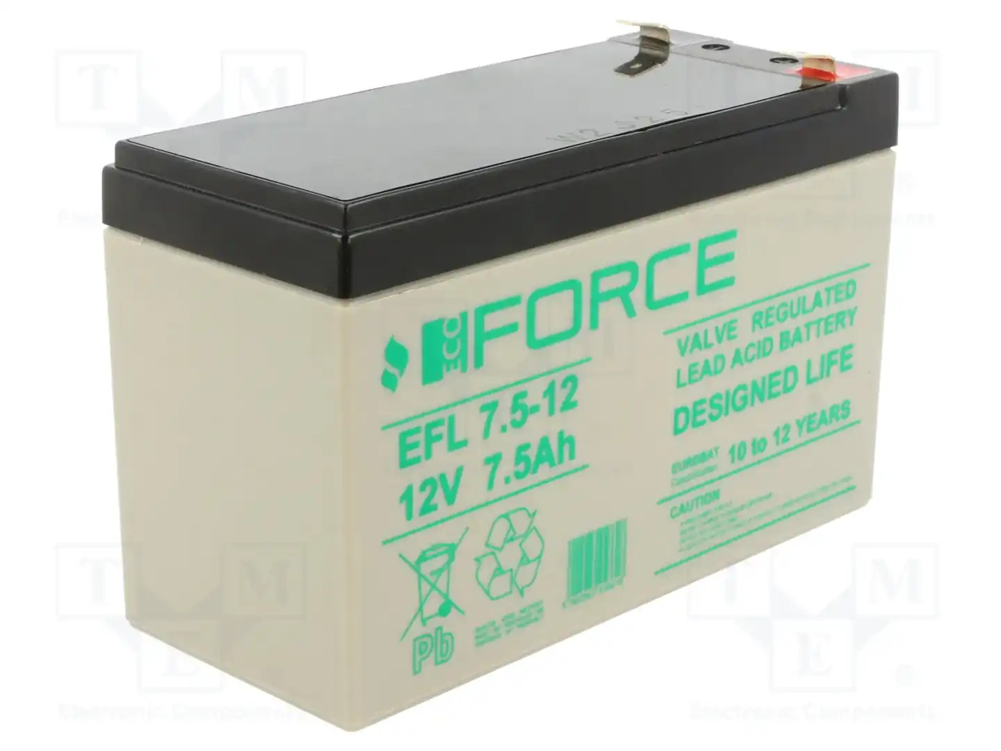ECO FORCE EFL7,5-12 — Аккумуляторы кислотные