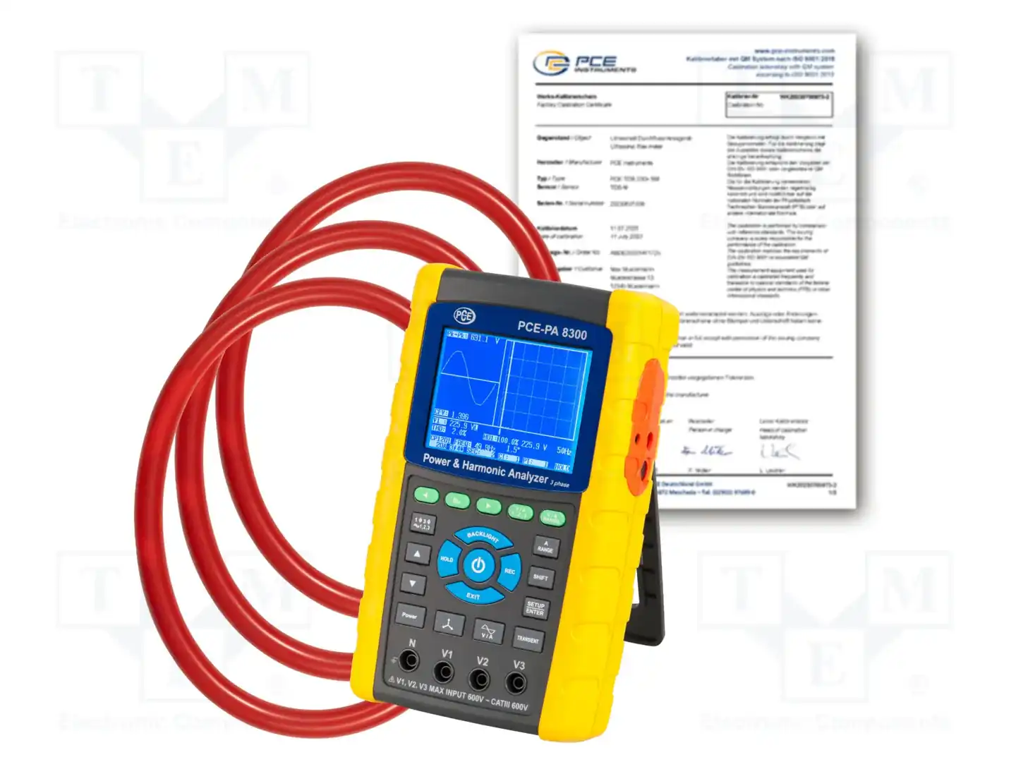 PCE INSTRUMENTS PCE-PA 8300-2-ICA — Анализаторы качества электроэнергии