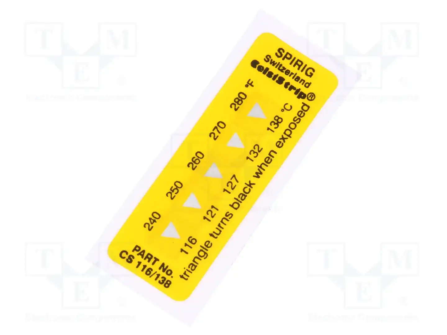SPIRIG CS-116/138 — Термоиндикаторные этикетки